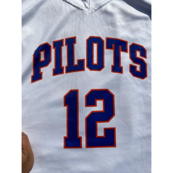 Nike Detroit Pistons Hamilton #12 Men White Jersey Mesh Sewn  Large Sports Core - Picture 3 of 14